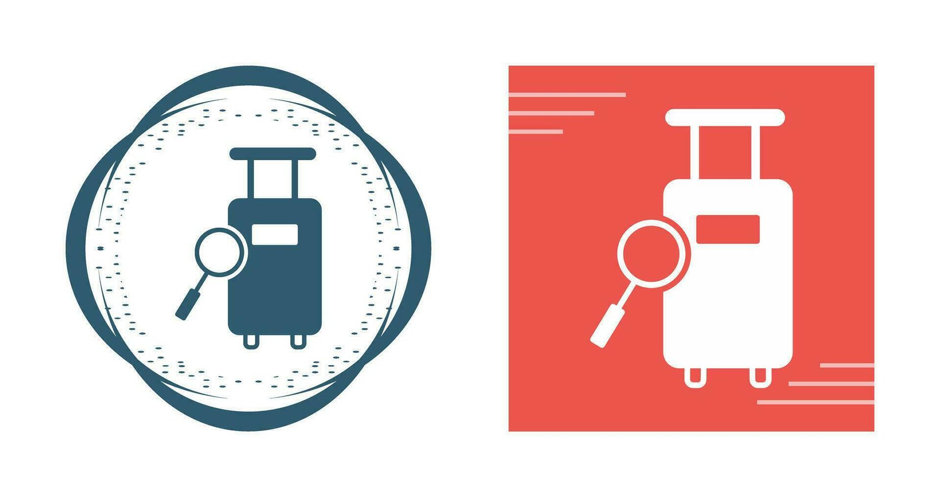 Find Luggage Vector Icon