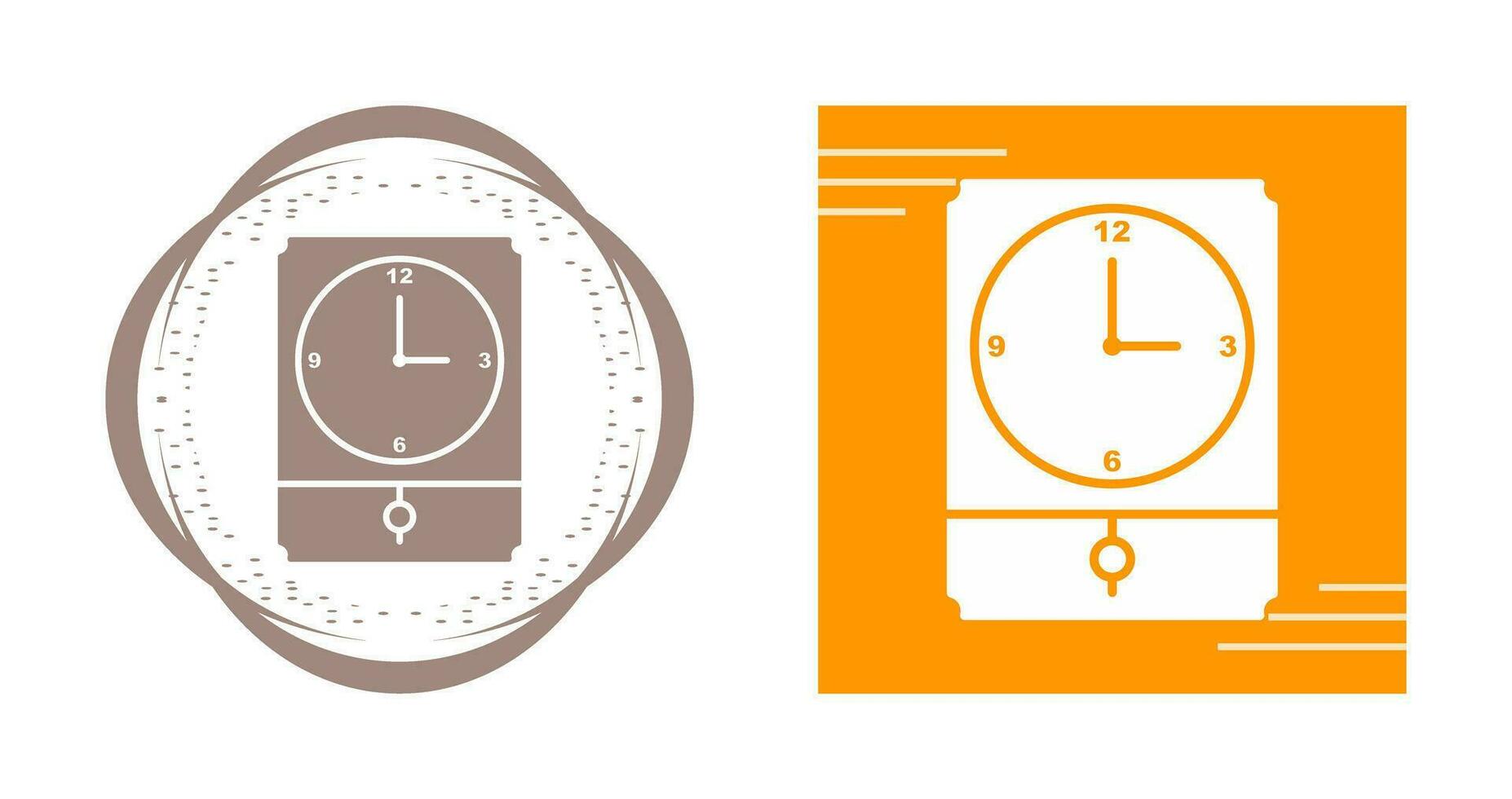 icono de vector de reloj grande