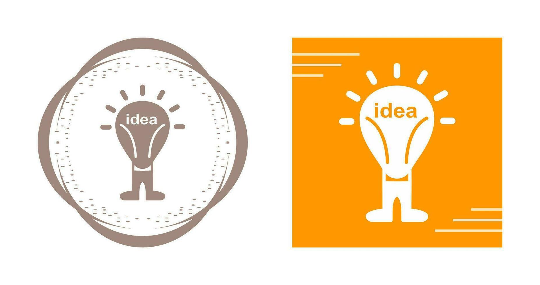 icono de vector de idea brillante