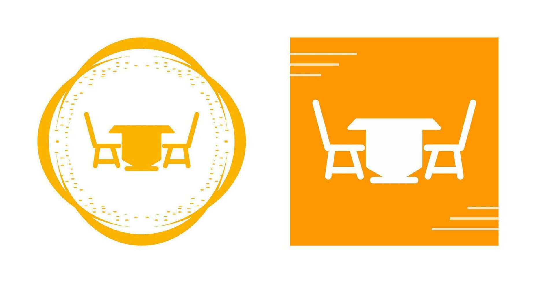 Lunch Table Vector Icon