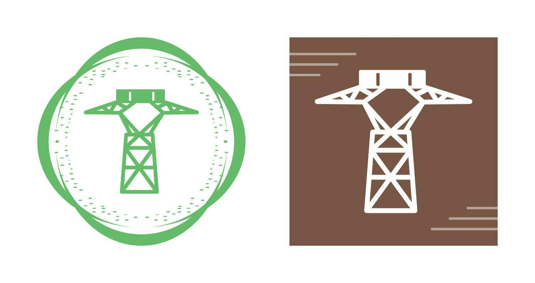 Power Line Vector Icon