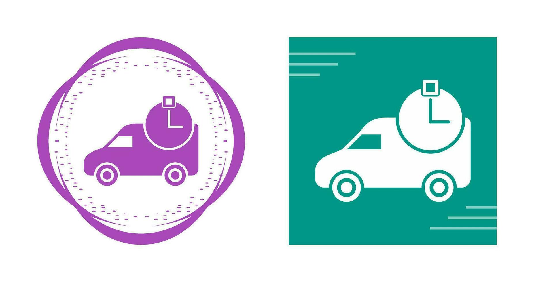 Time Based Delivery Vector Icon