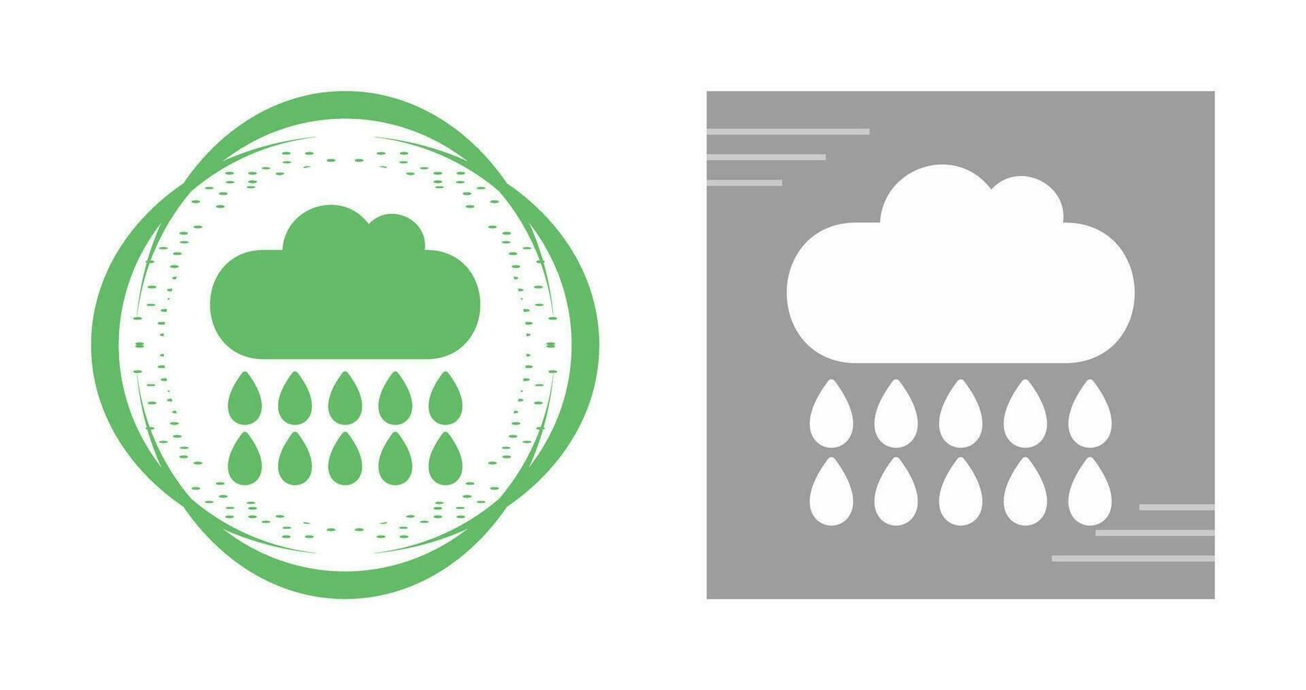 Rain Vector Icon