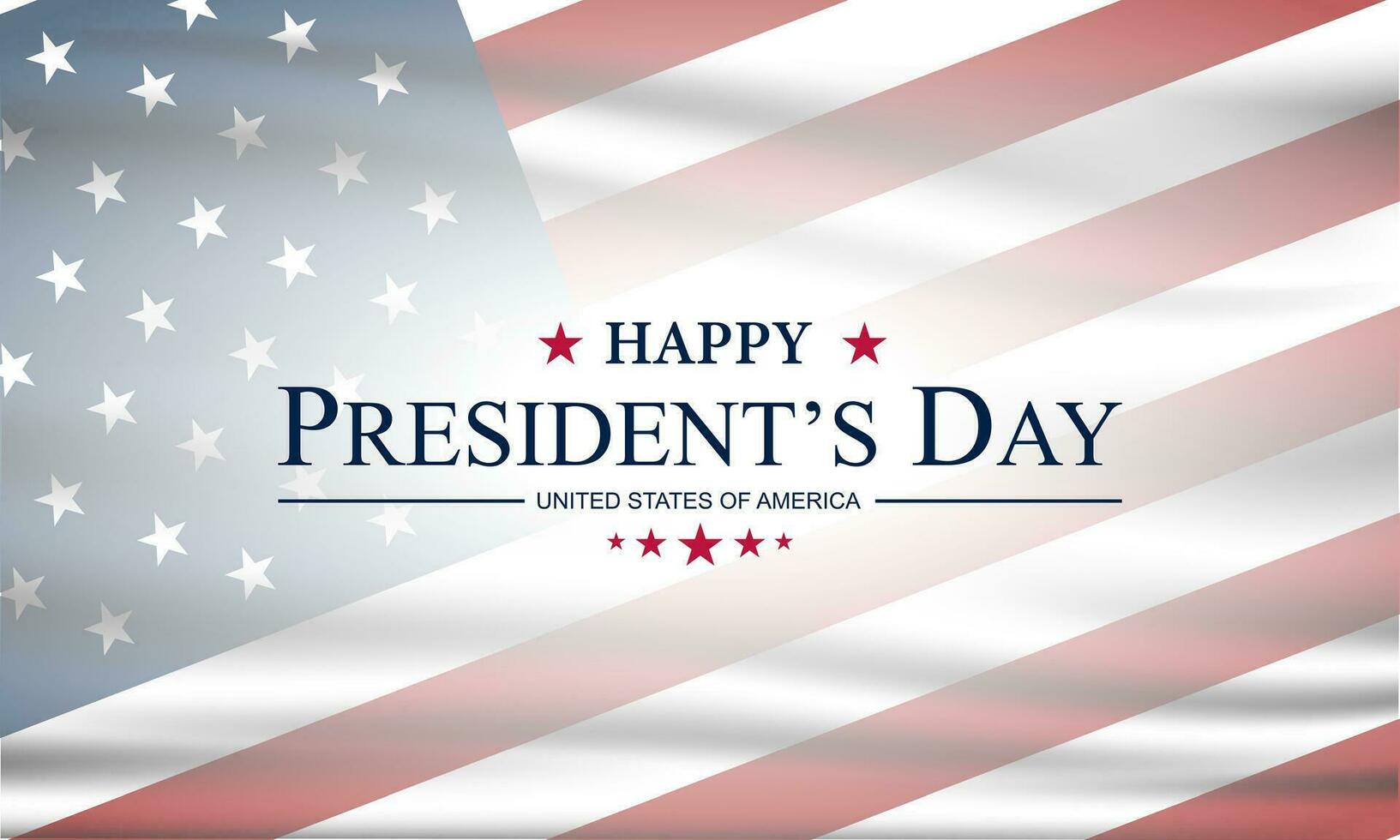 President's Day Background Design. Banner, Poster, Greeting Card. Vector Illustration