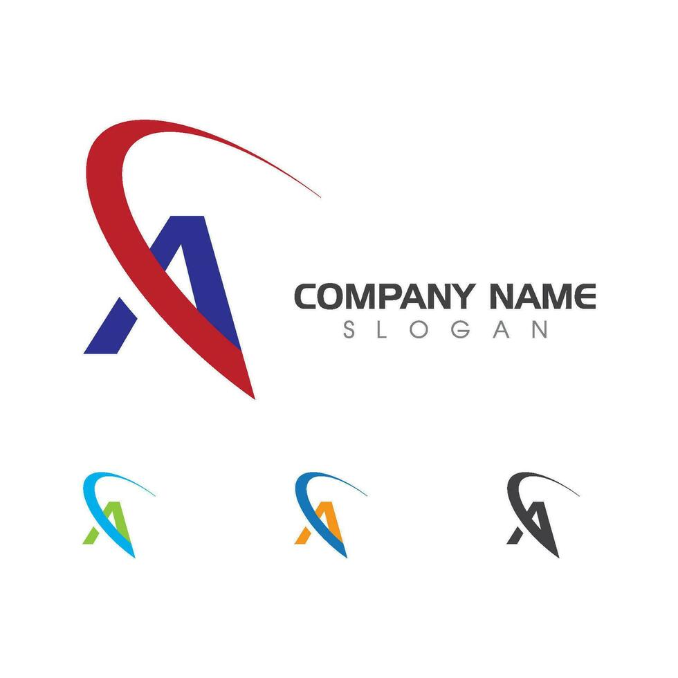 A Letter Logo Template vector