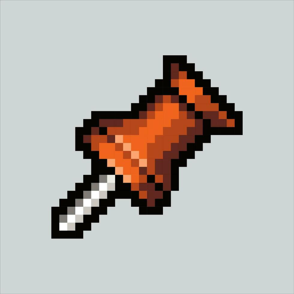 Pixel art illustration Pin. Pixelated Pin. pin for paper office icon pixelated for the pixel art game and icon for website and video game. old school retro. vector
