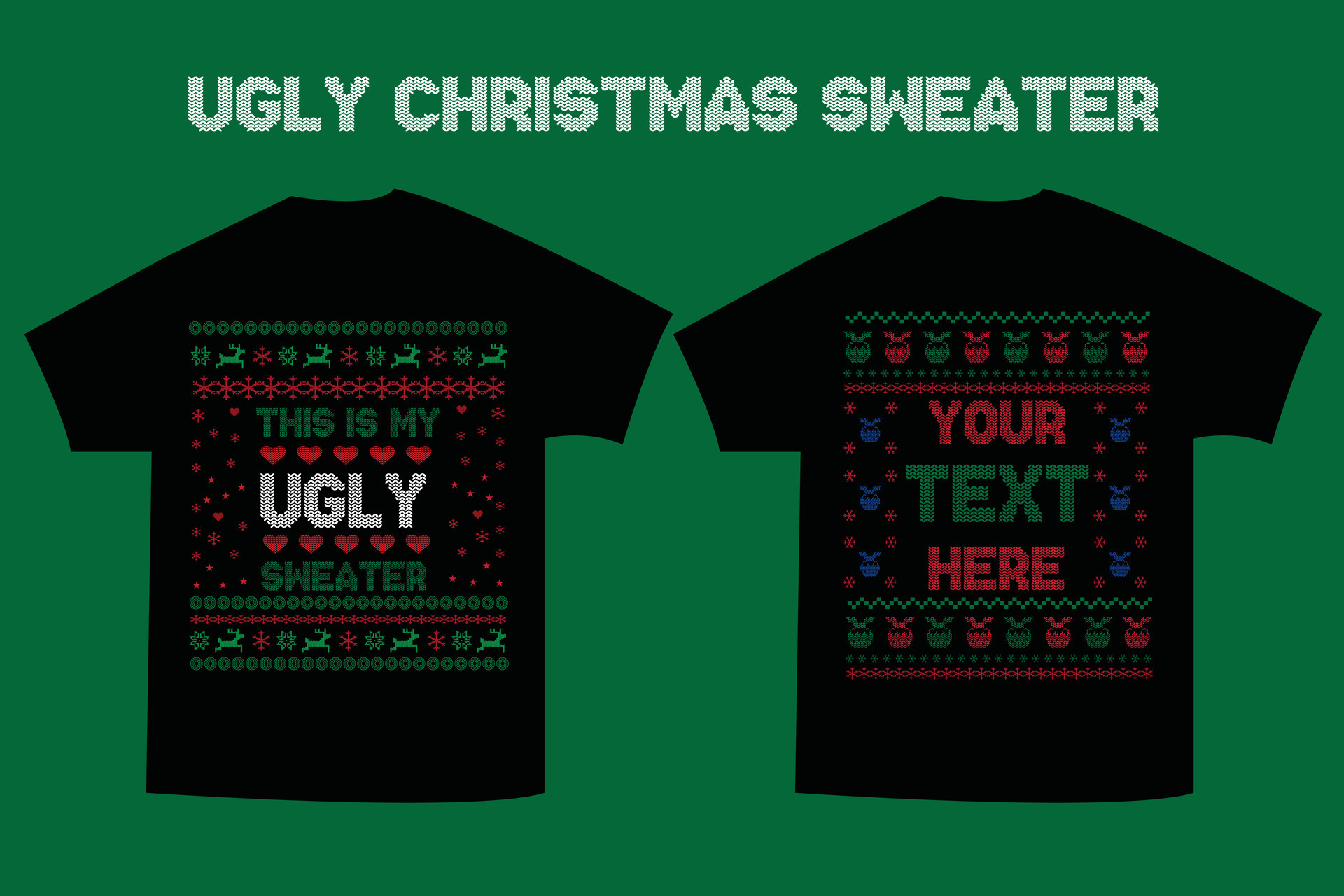Ugly Christmas Sweater Templates Ugly Sweater Font 30717692 Vector Art Ugly Christmas Sweater Templates Ugly Sweater Font 30717692 Vector Art