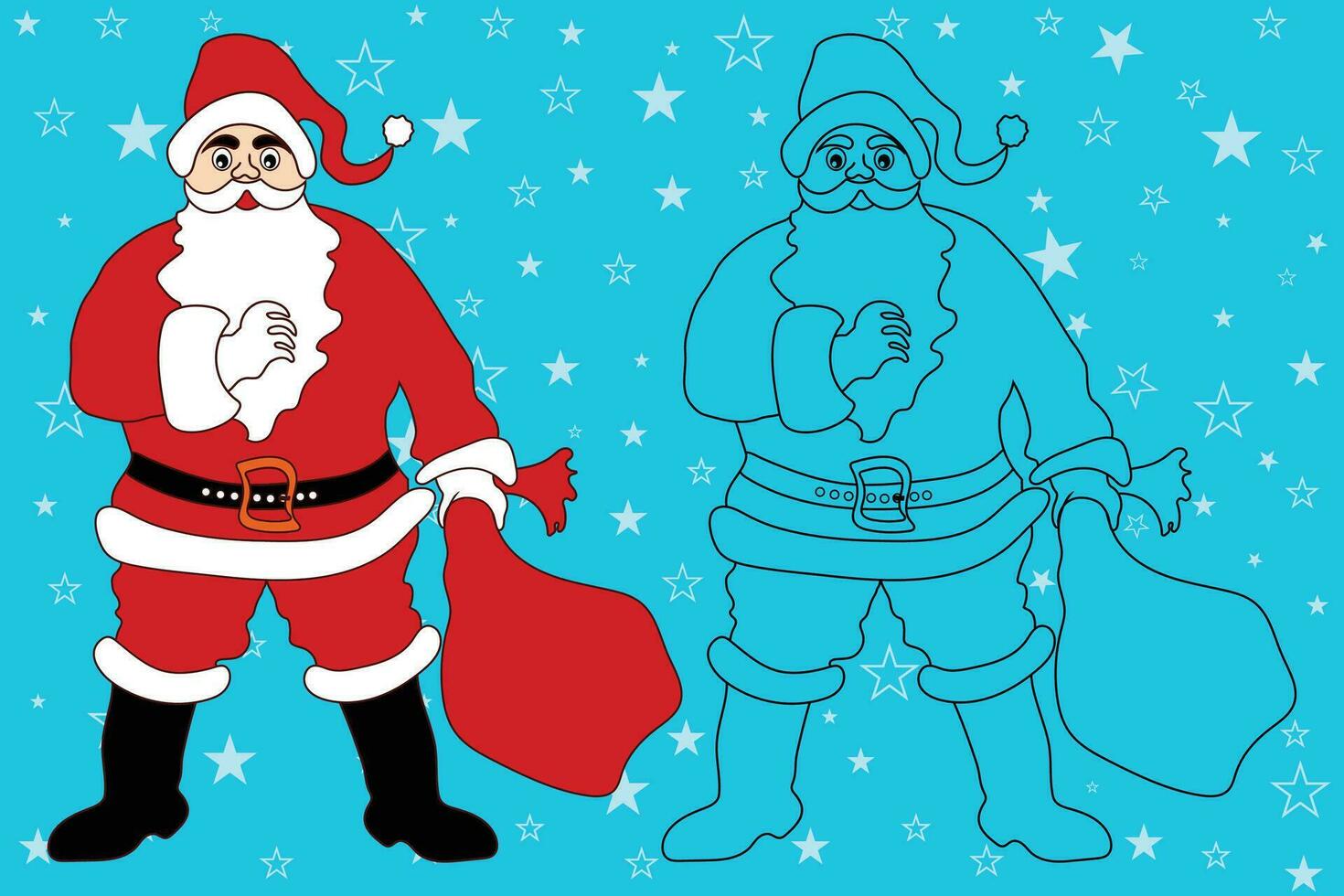 Santa vector clip-art