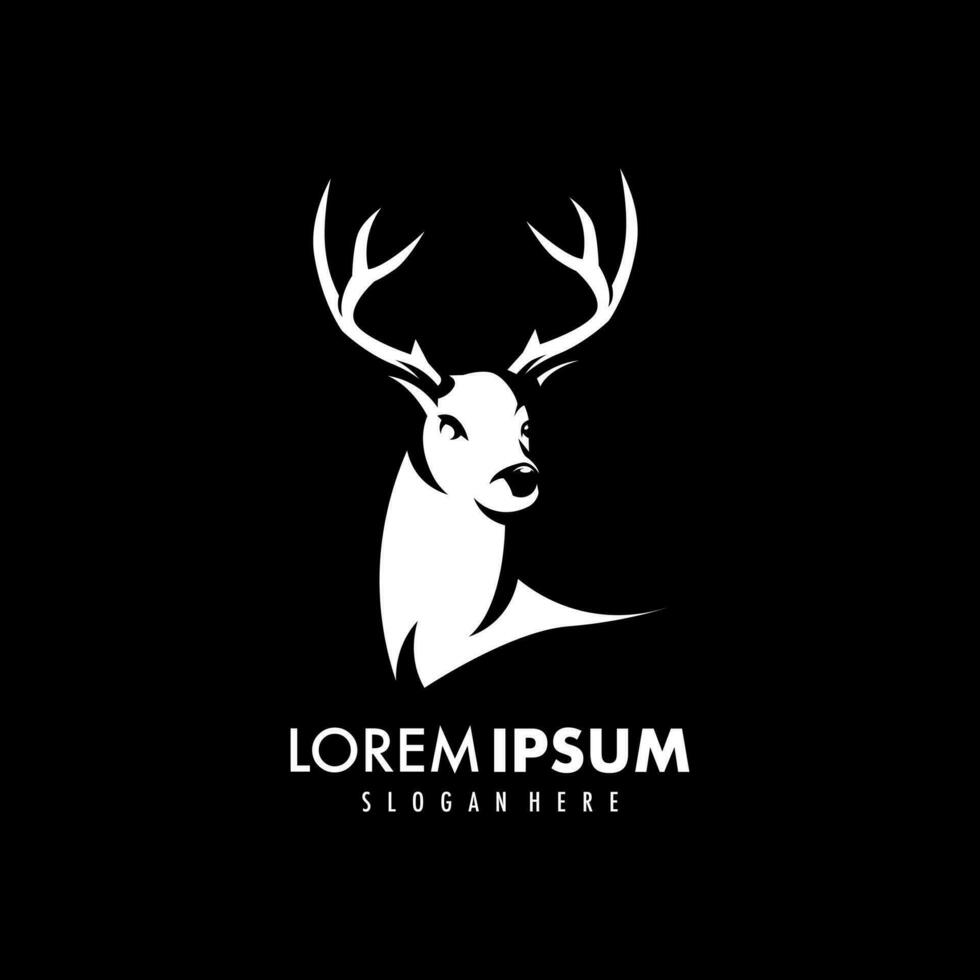 Deer Logo Simple vector