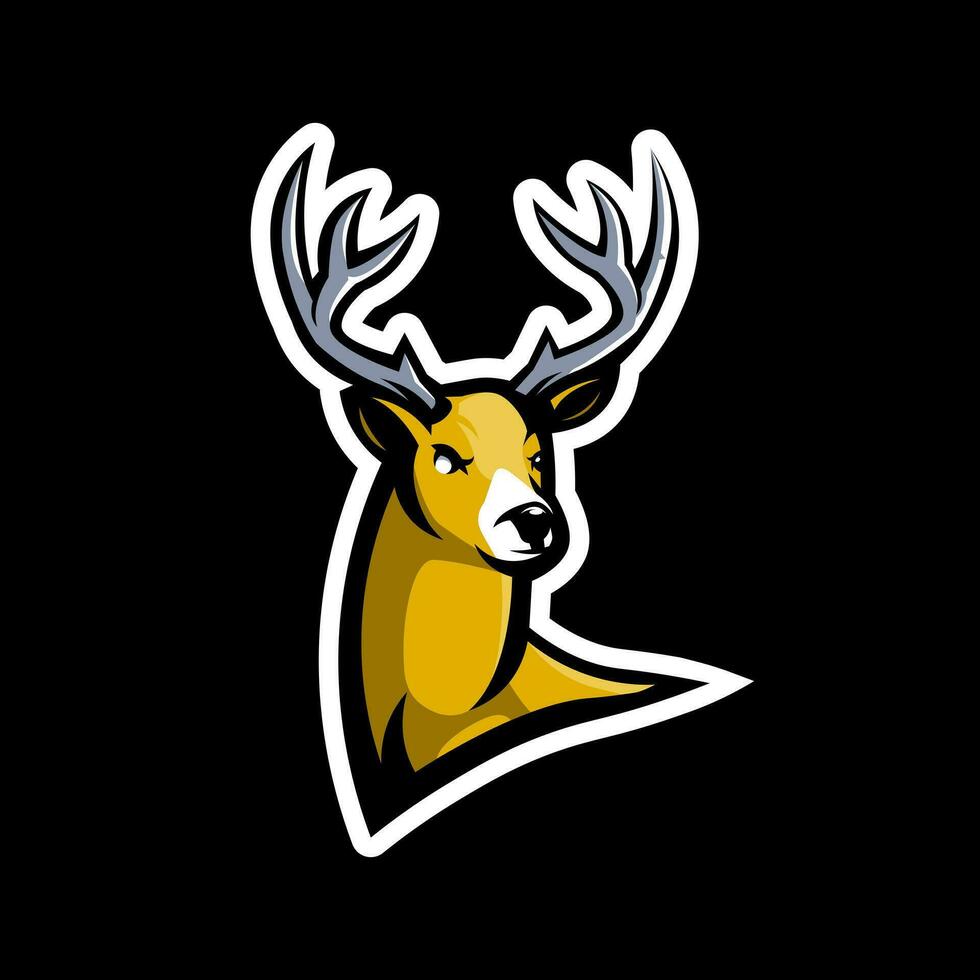 Deer Mascot Logo vector