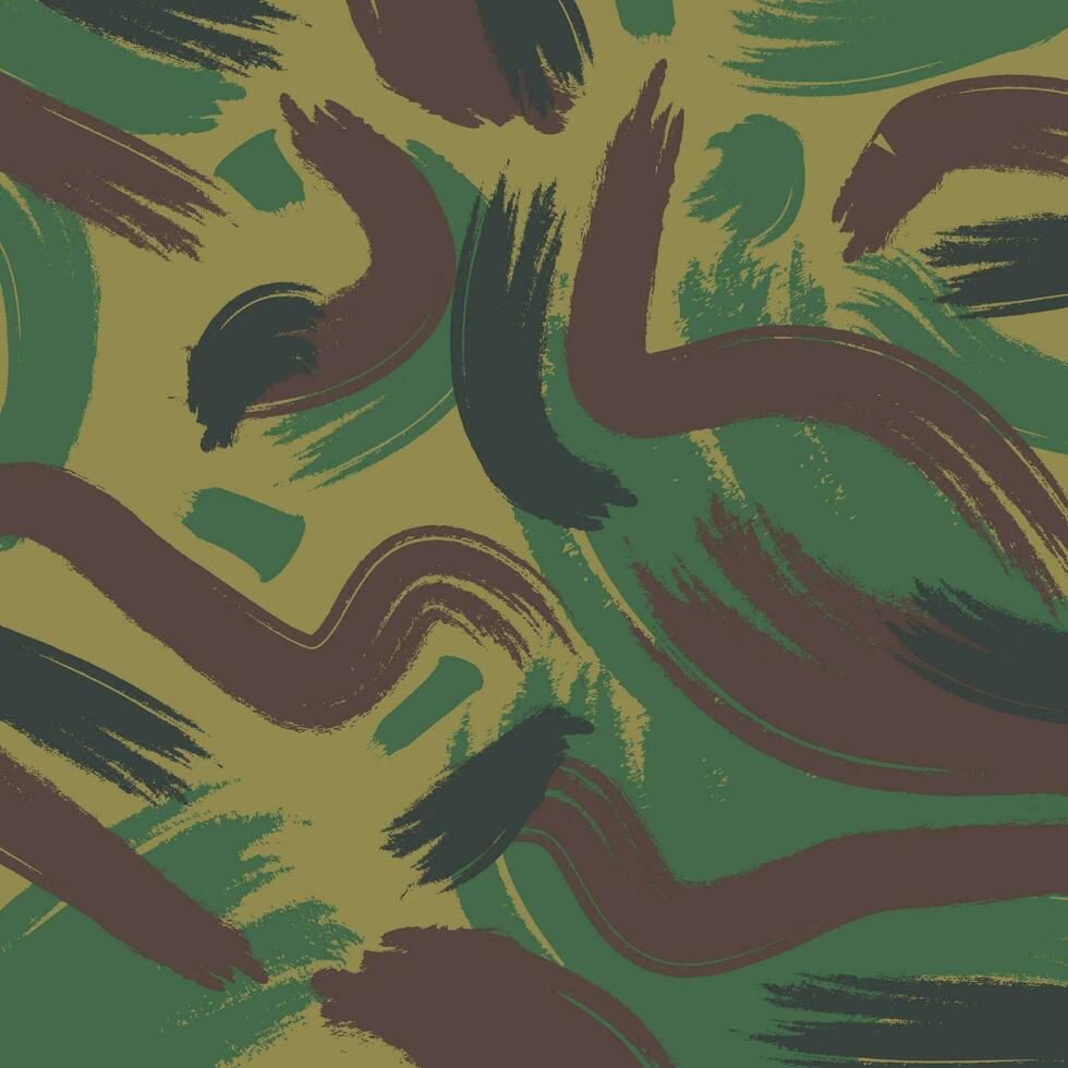 abstract brush camouflage pattern suitable for outdoor hunting vector