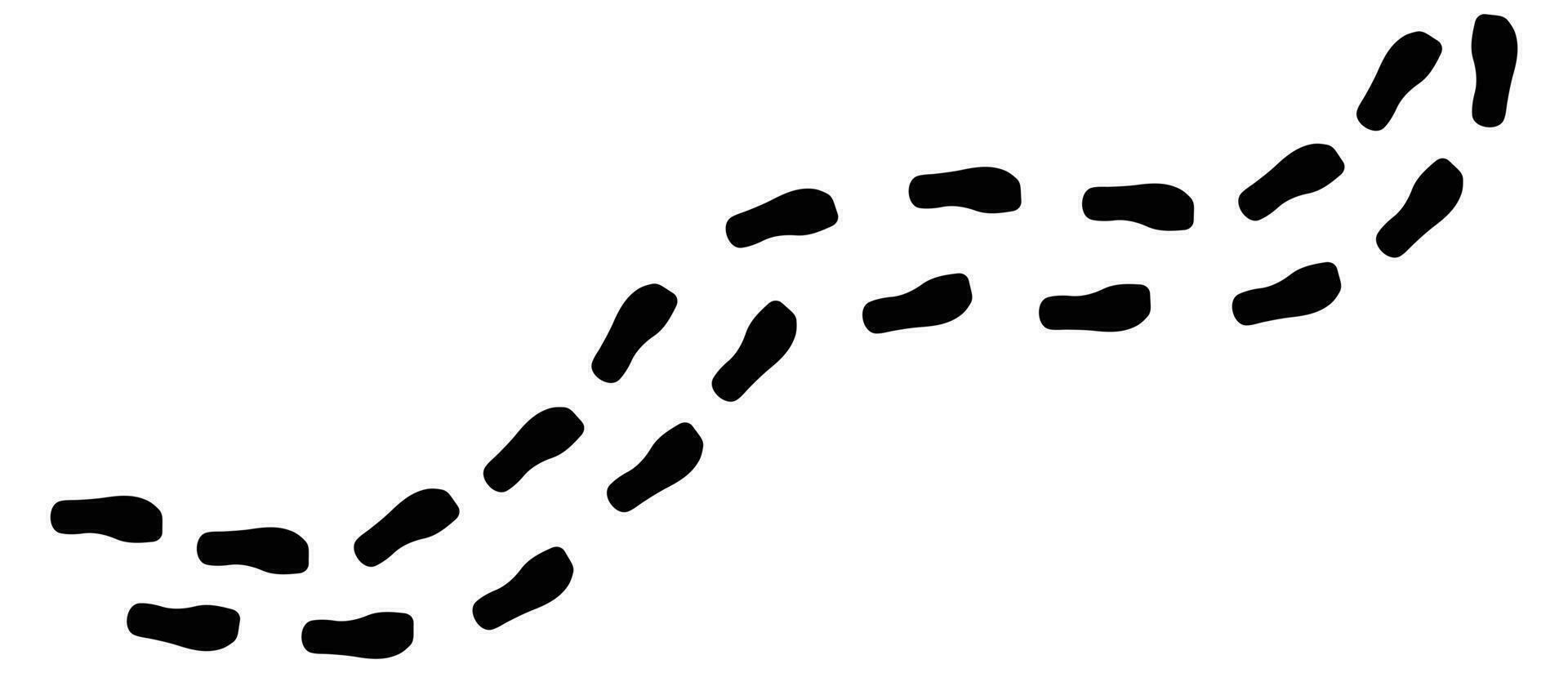 Human Shoe footprints icon white background design. vector