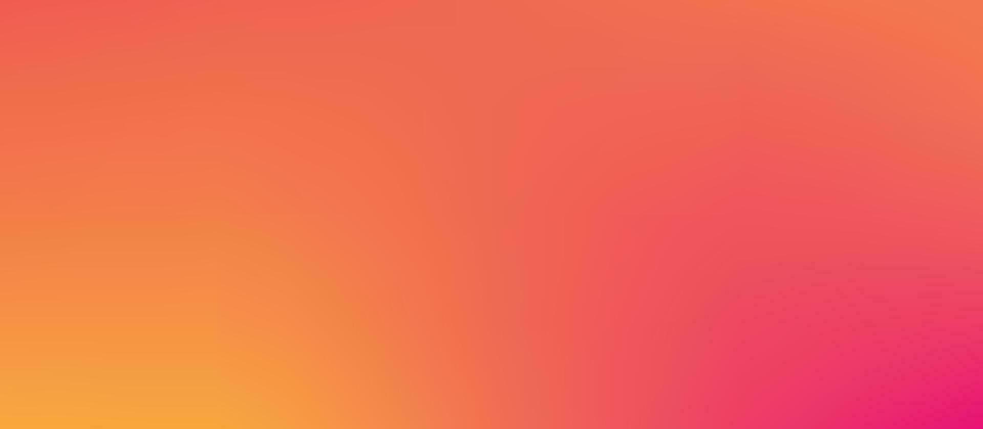 Gradient soft red yellow and pink color background design template. vector
