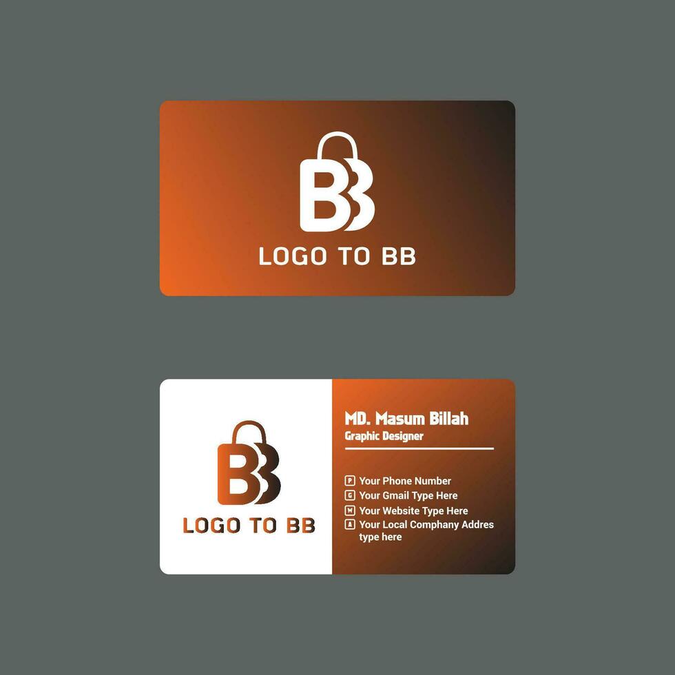 Professional Business Card design vector