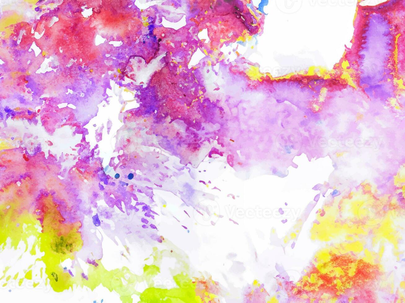 Hand painter colors watercolor stain texture background photo
