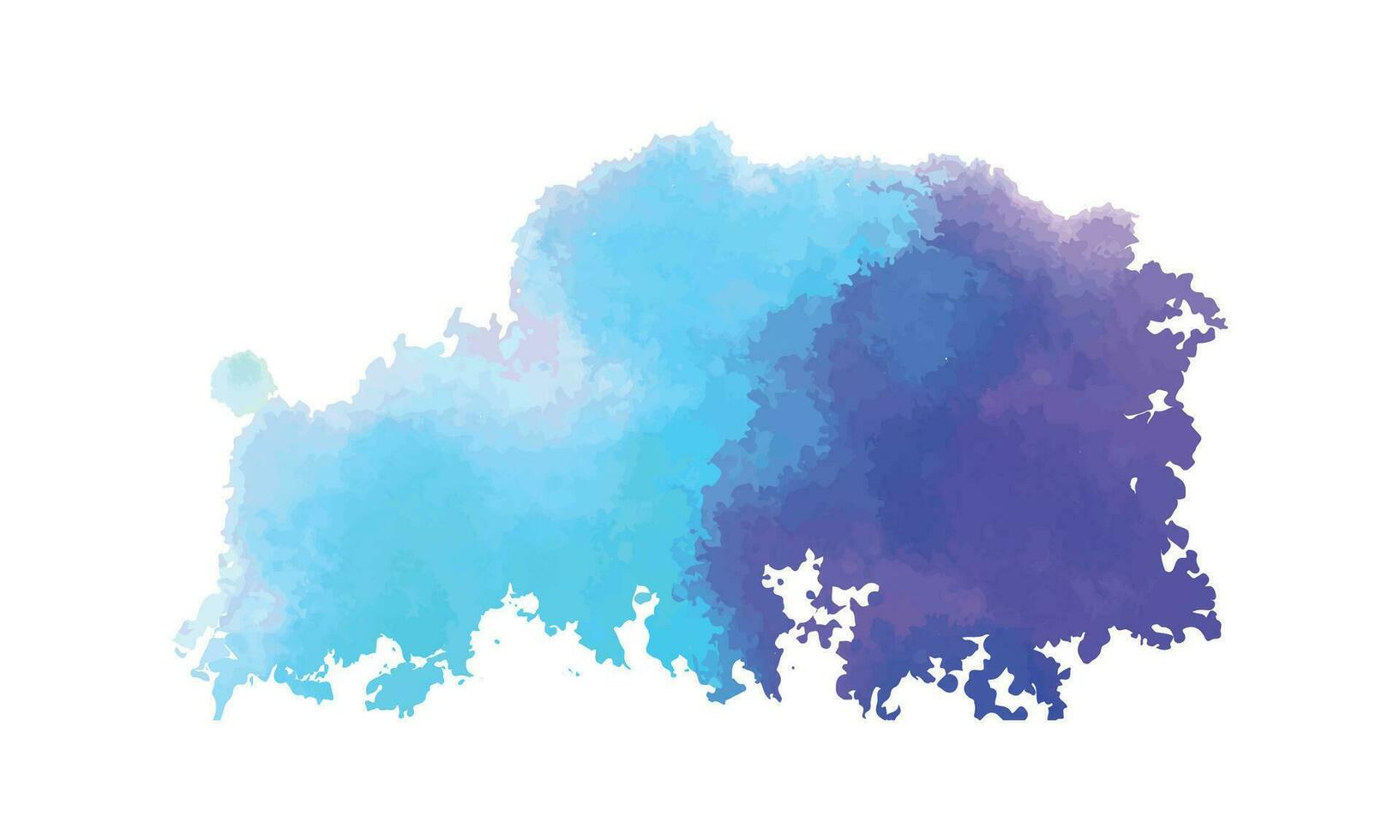 Vector abstract blue watercolor background