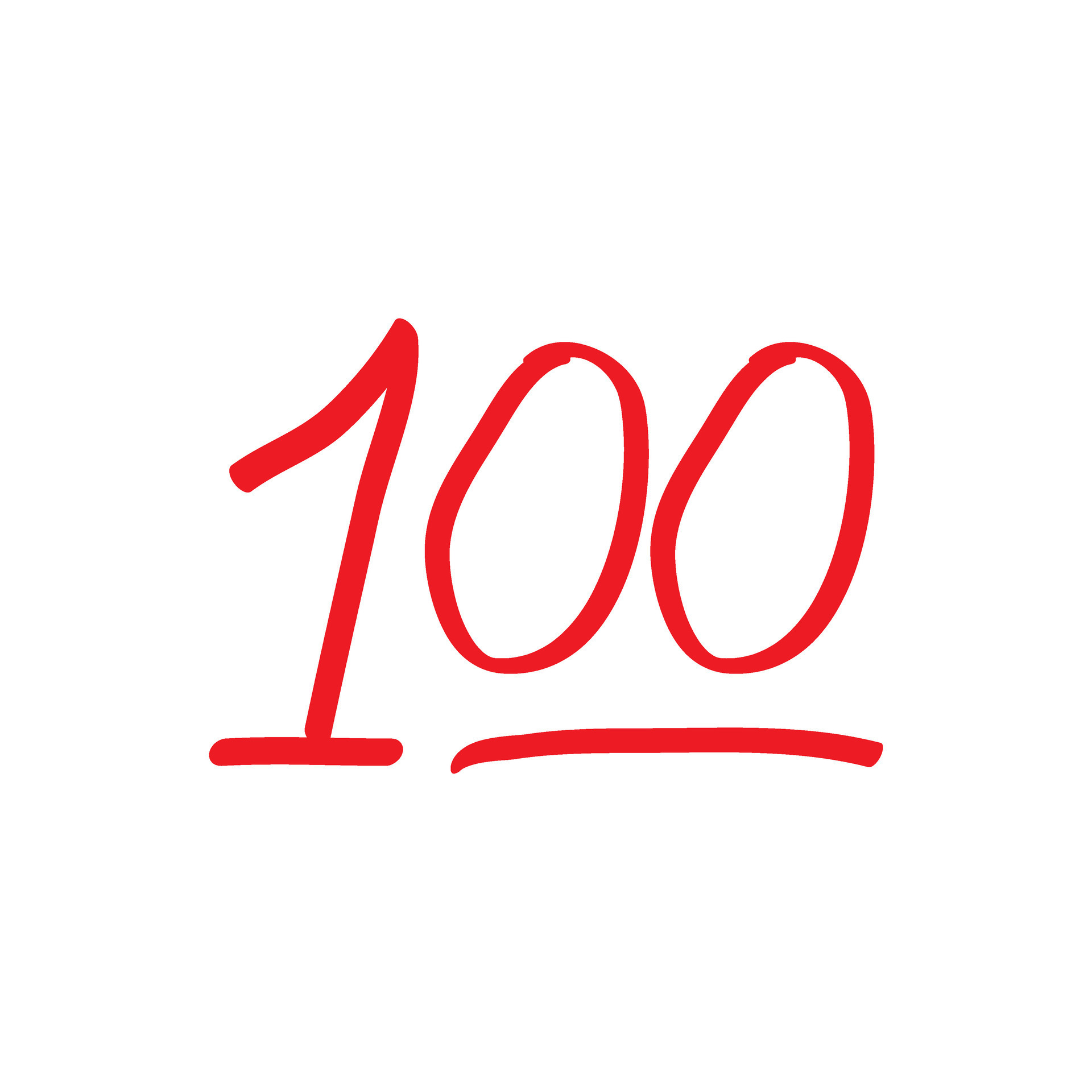 100 hundred emoticon vector icon. 100 emoji score sticker 30718534