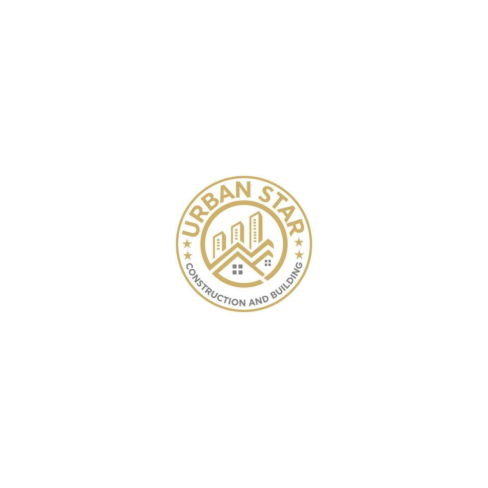 Real Estate Logo, house logo and building logo icon vector