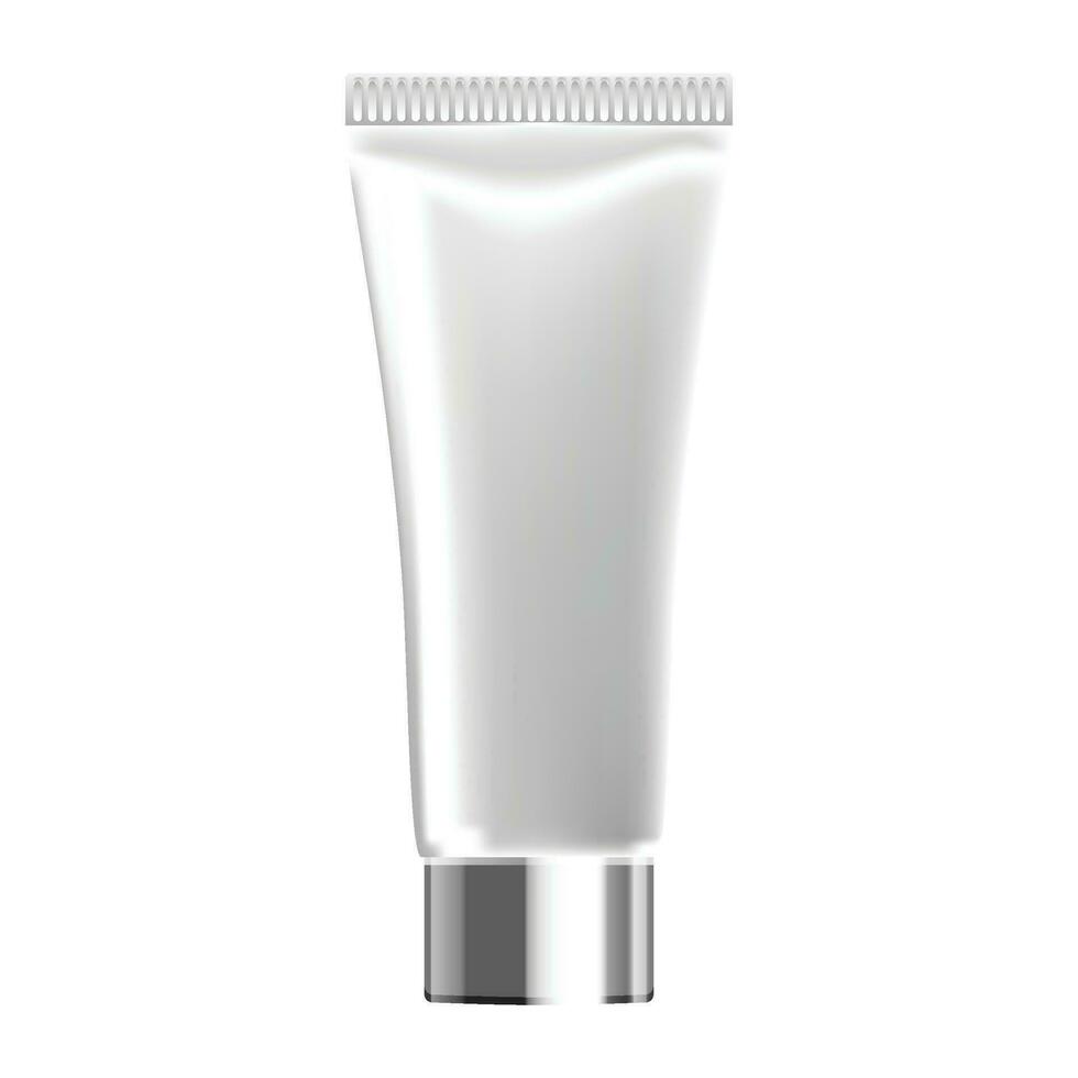 Vector tube for cream mock up vector illustration