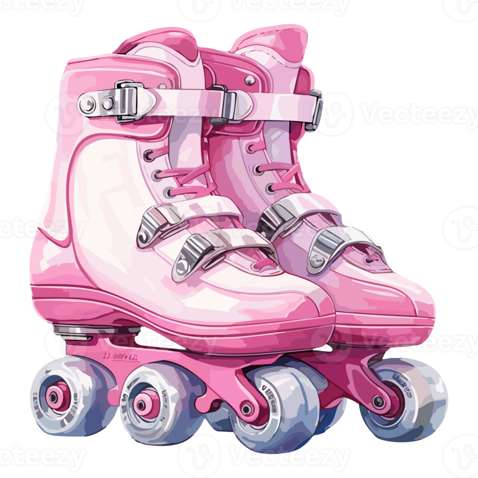 watercolor pink tire shoes png