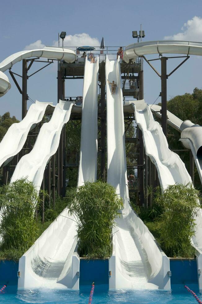 a large water slide photo