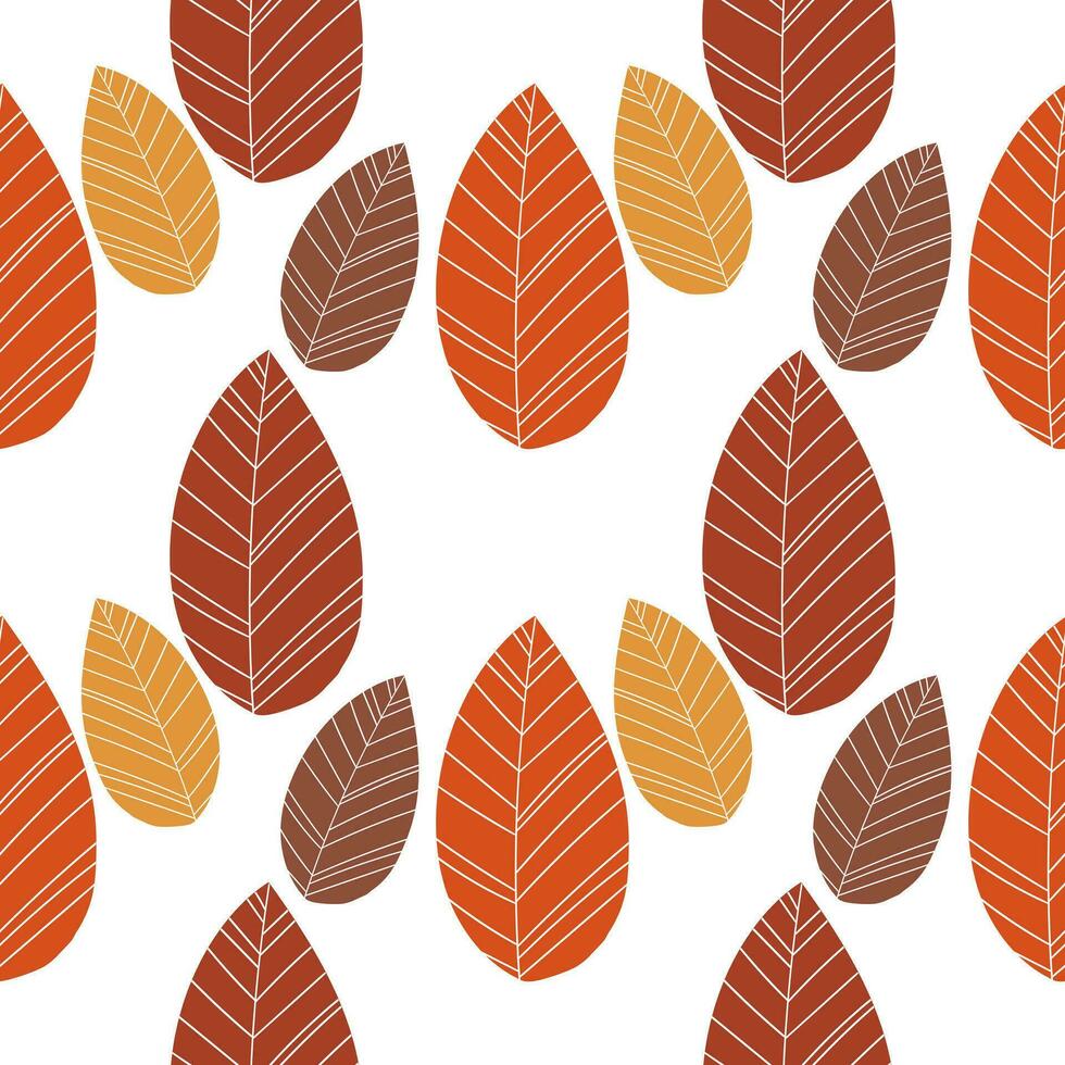 leaf seamless pattern2 vector