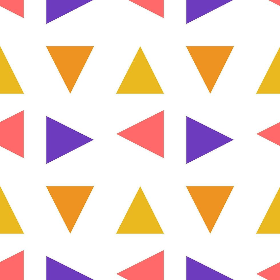 triangle shape seamless pattern vector
