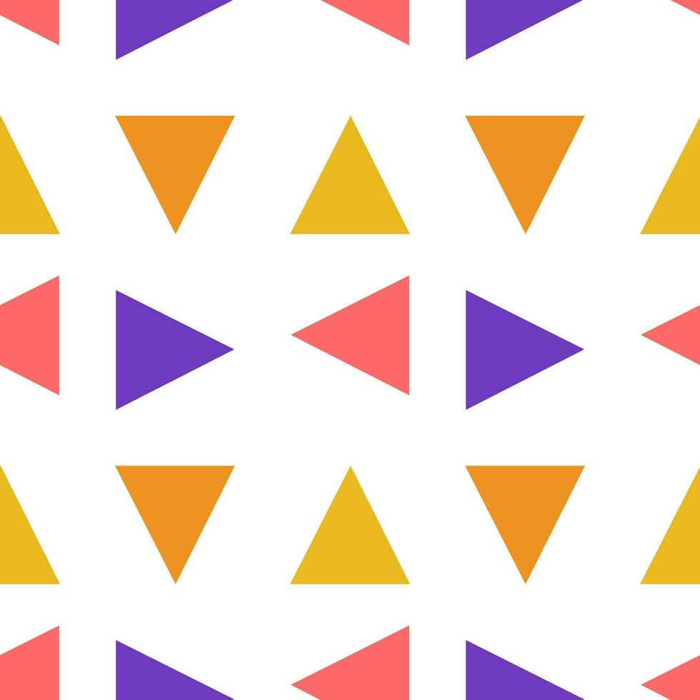 triangle shape seamless pattern vector