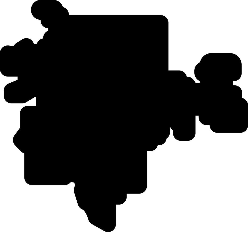 solid icon for tulsa vector