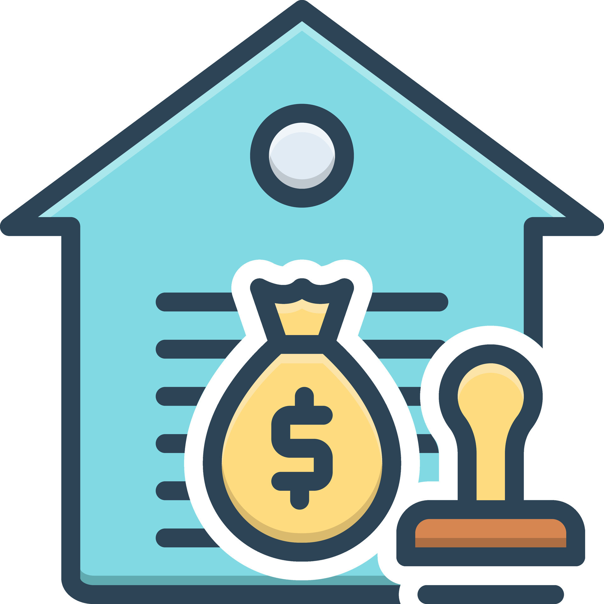 color icon for loan 30720436 Vector Art at Vecteezy