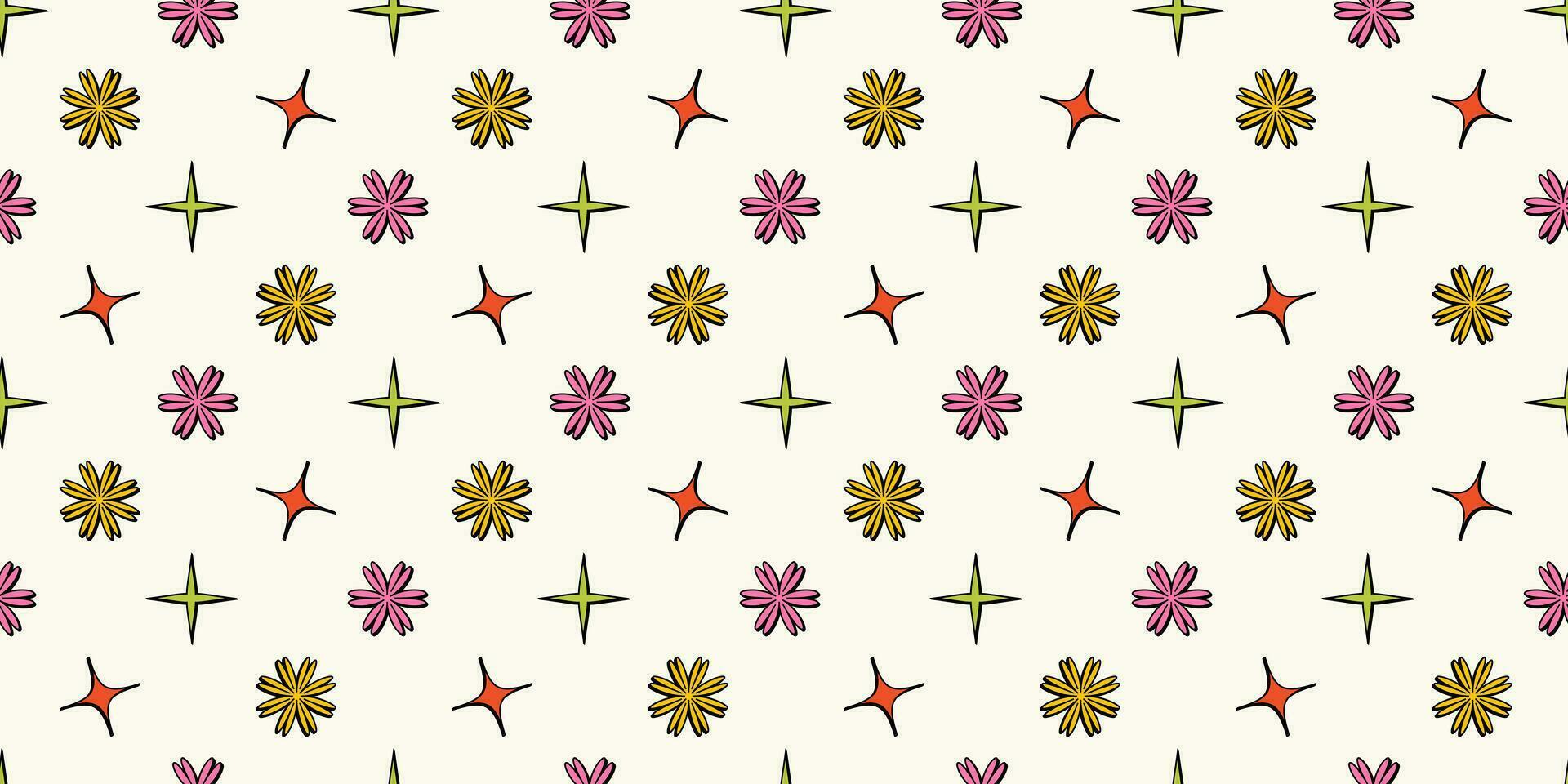 Abstract graphic elements seamless pattern. Minimalist figures in trendy bauhaus memphis style. Vector background