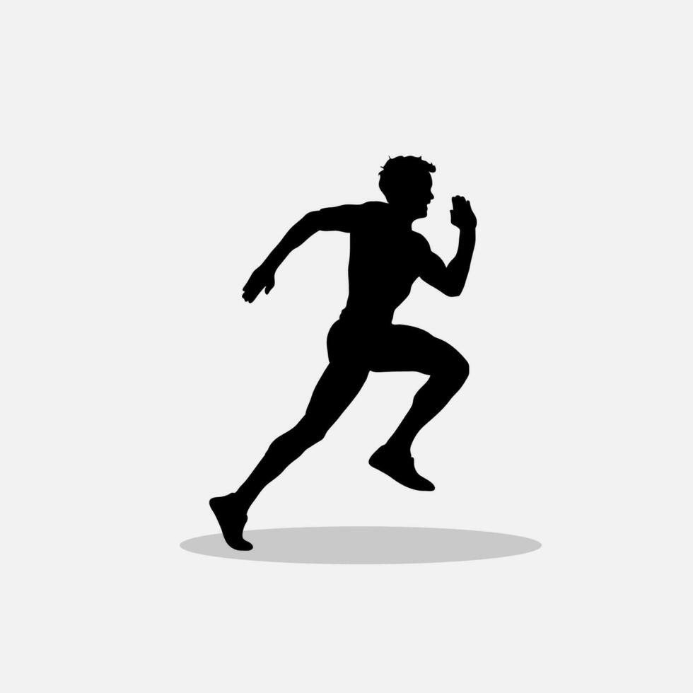 Men running vector png