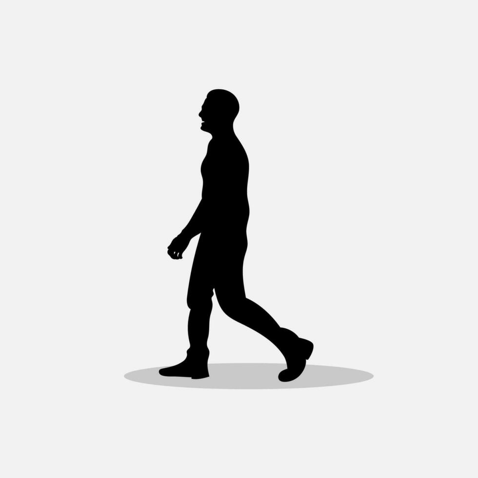 Men walking vector png