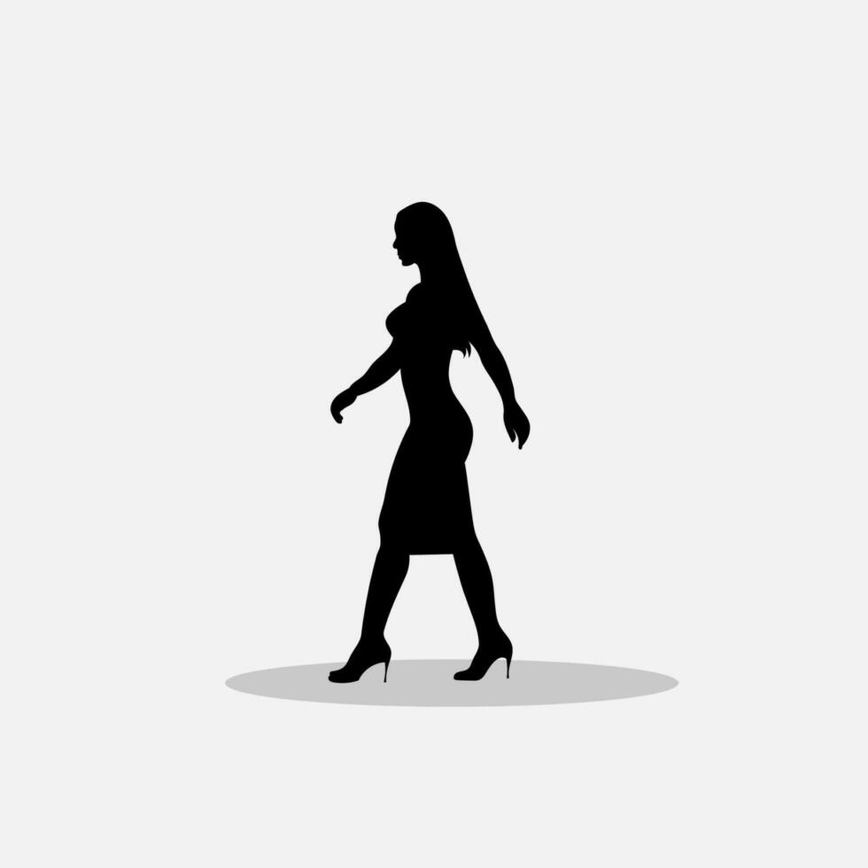 Women walking vector png