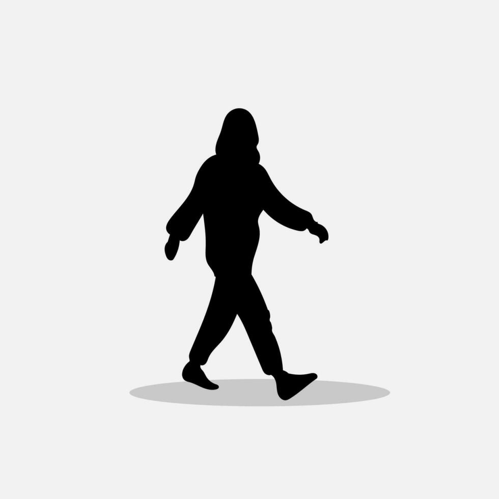 Women walking vector png