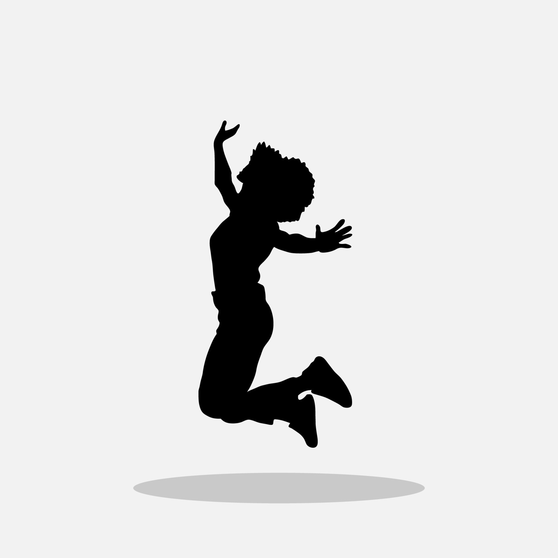 Girl jumping vector png 30720873 Vector Art at Vecteezy