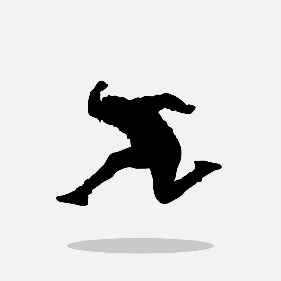 Men jumping vector png