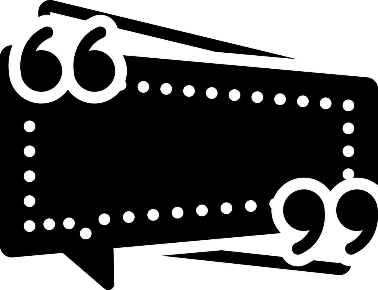 solid icon for remark vector