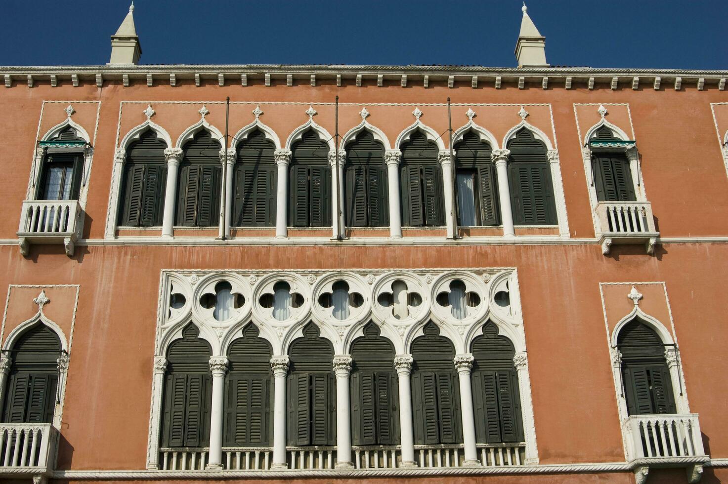 Construction details of the city of Venice photo