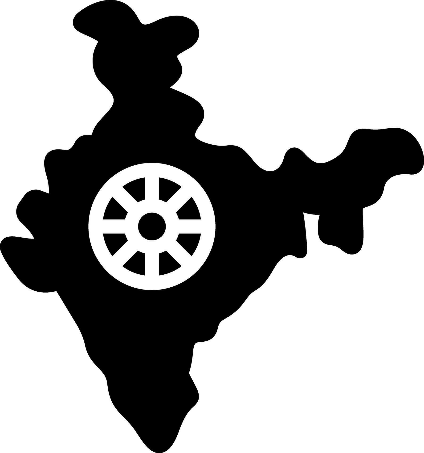 solid icon for india 30721197 Vector Art at Vecteezy