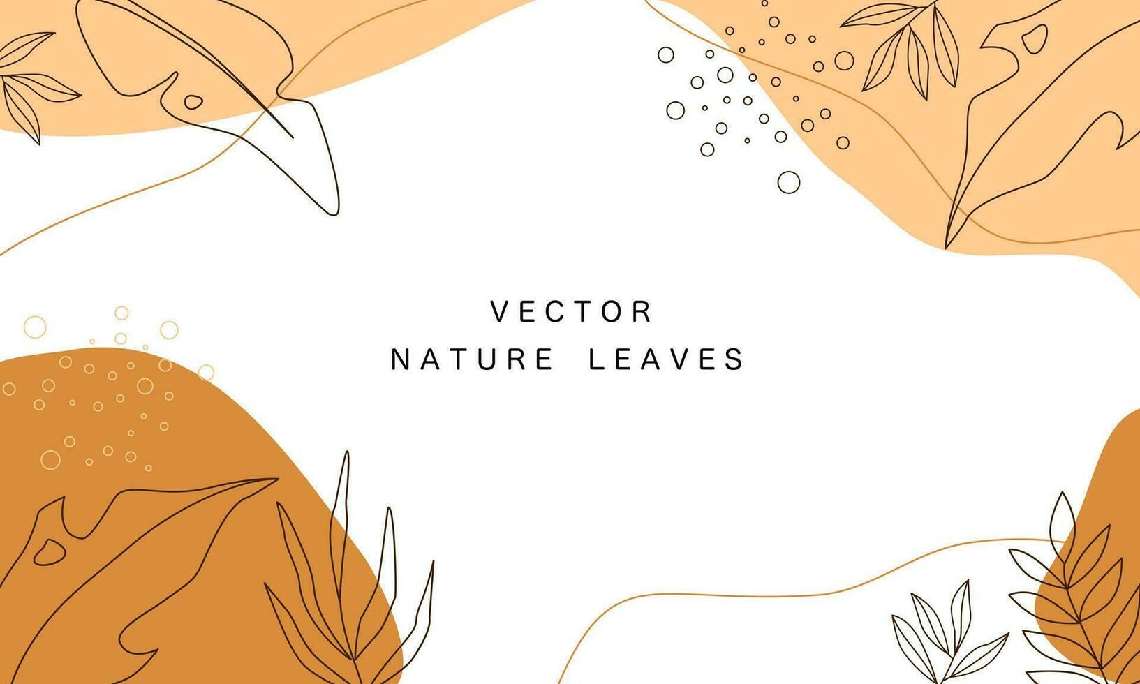 Autumn leaves abstract background. Nature flat design background. Season leaves background. vector