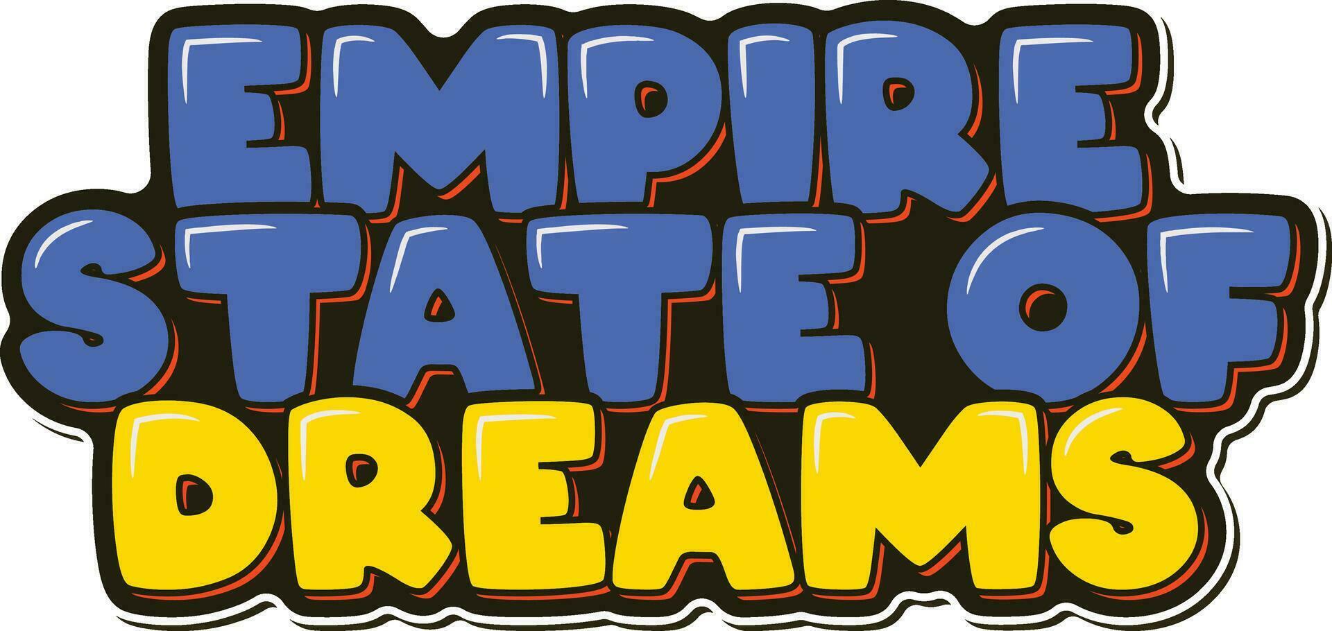 Dreamscape Empire Typography vector