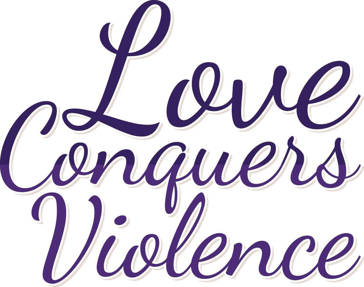 Love Triumphs Typography Vector Design