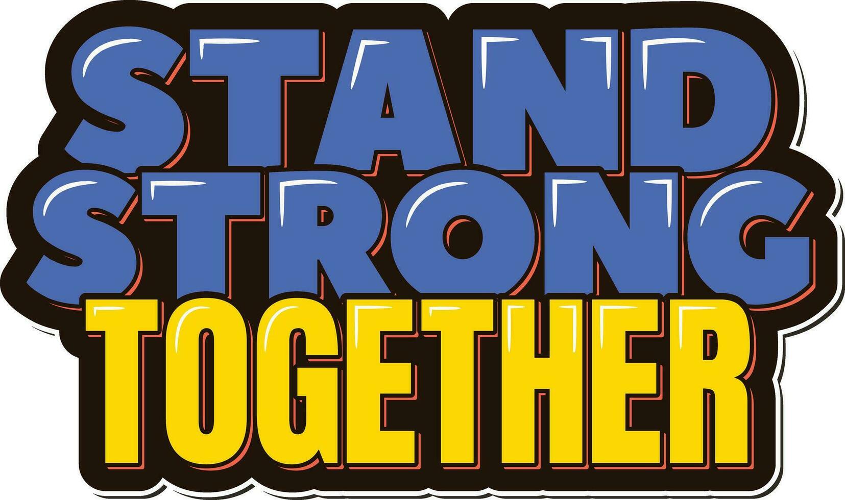 Solidarity Lettering Vector Design