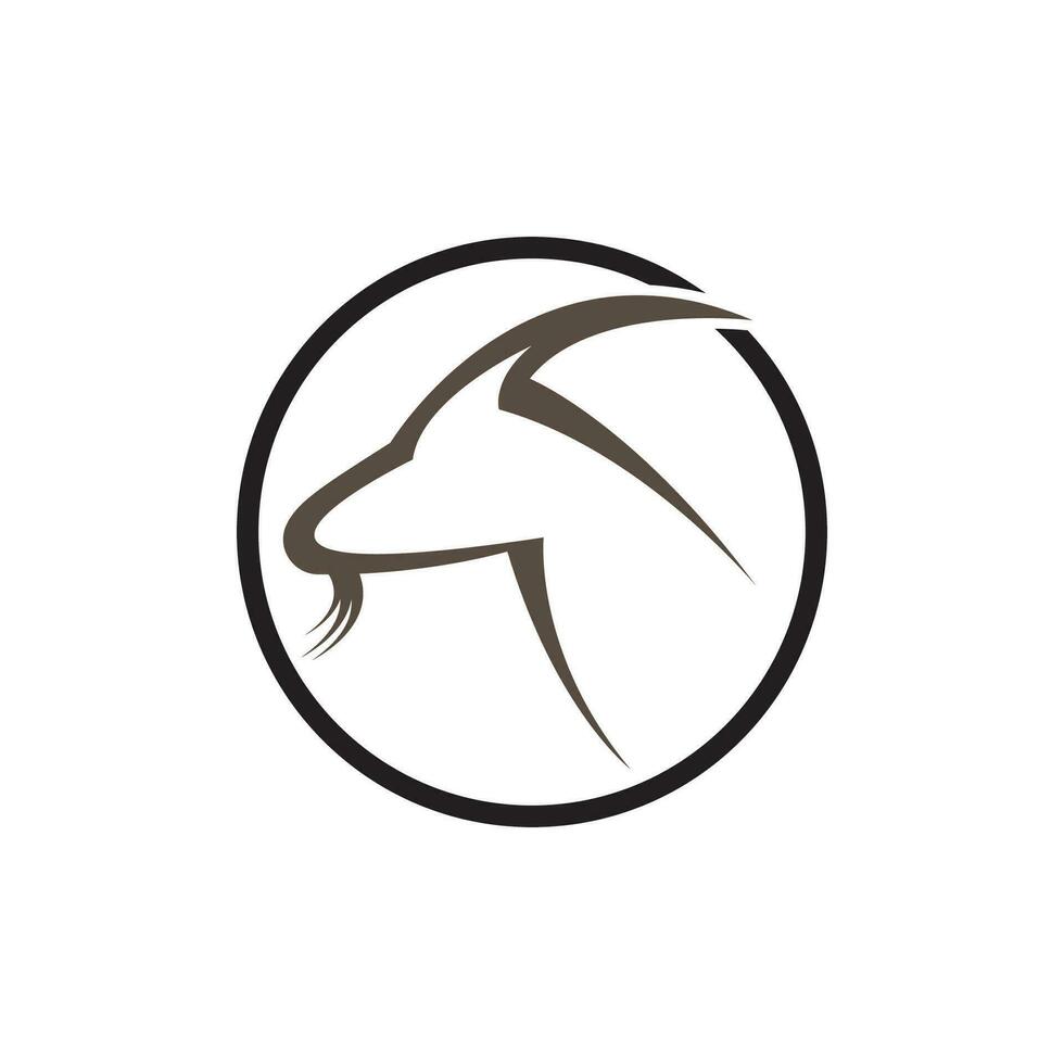 Goat Logo Template vector icon