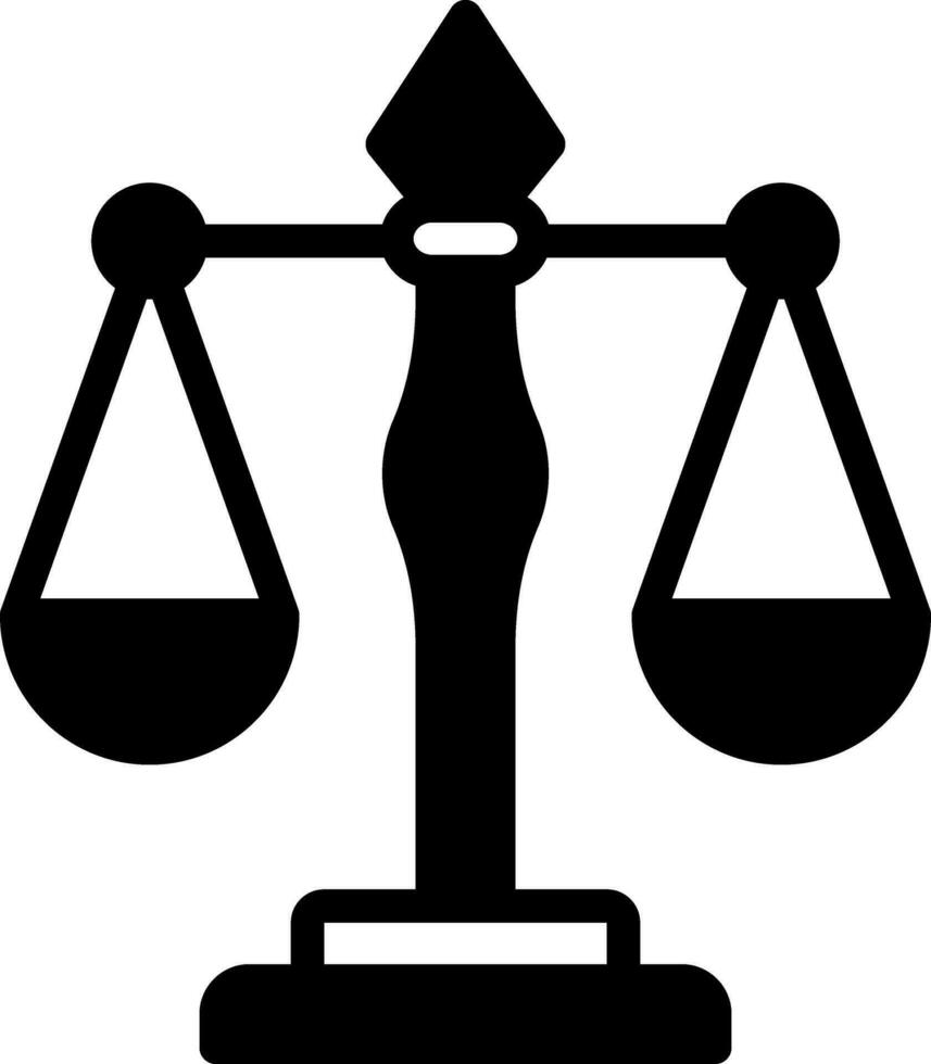 solid icon for attorneys vector