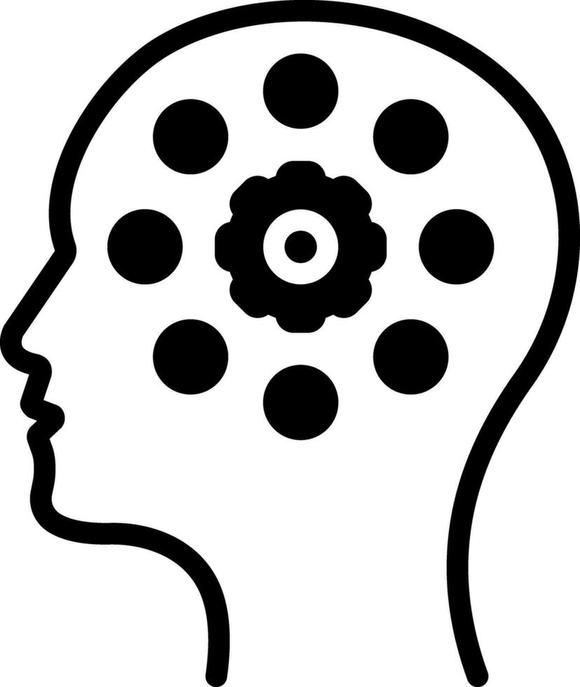 solid icon for reasoning vector