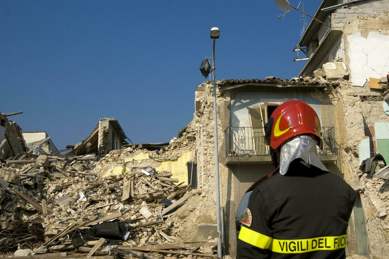photographic documentation of the devastating earthquake in central Italy photo