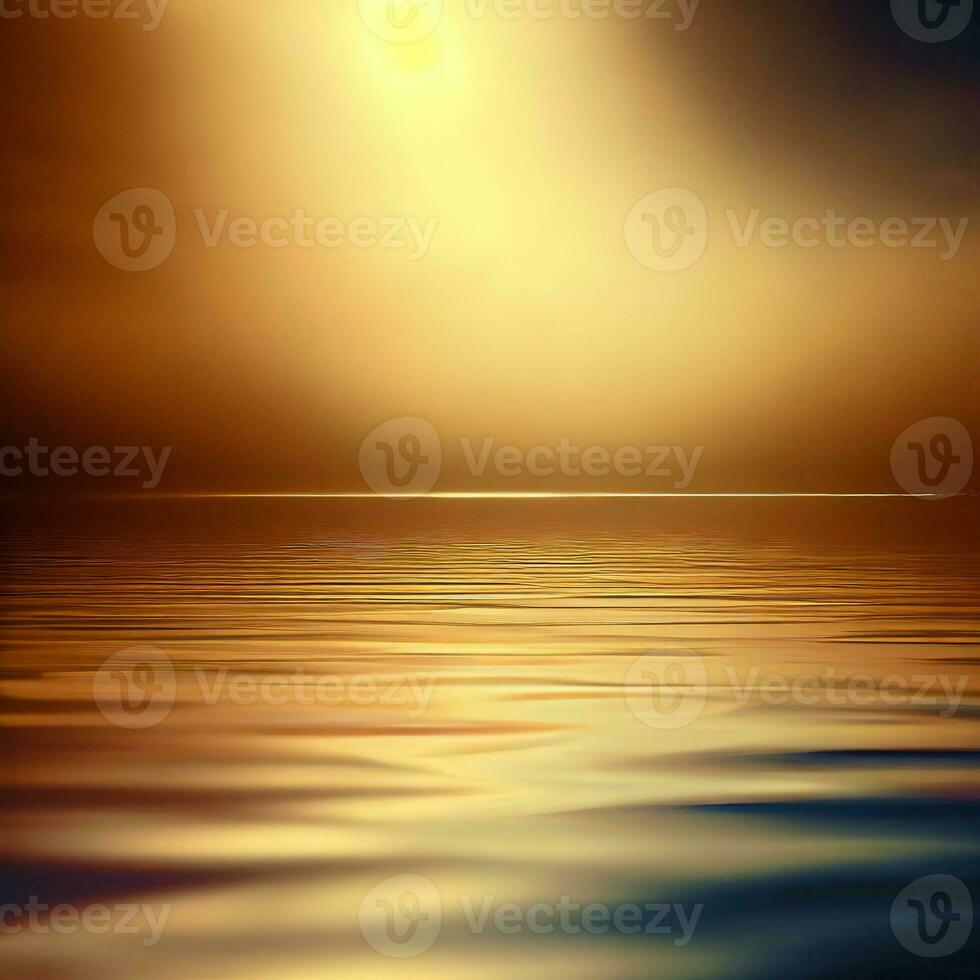 The foggy ocean becomes a canvas for the breathtaking morning light ,AI Generated photo