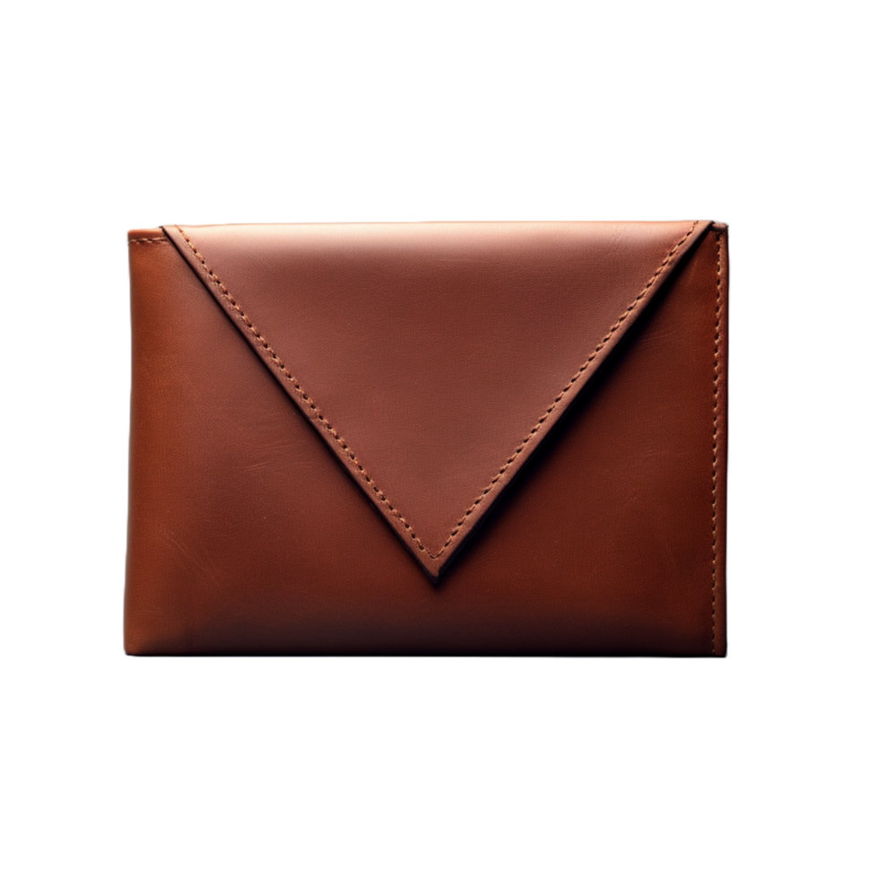 an envelope wallet on a transparent background,AI Generative png